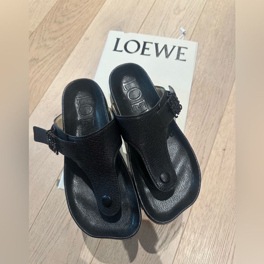 Loewe East Toe Post Sandals